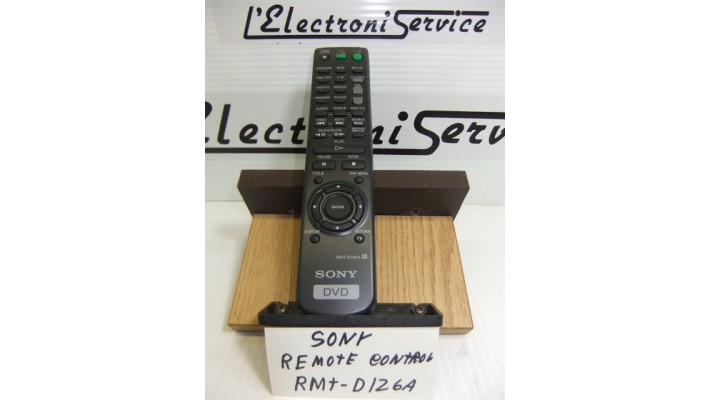 Sony RMT-D126A  remote control.